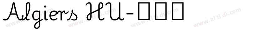 Algiers HU字体转换